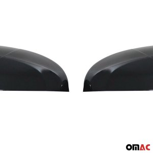 Toyota Corolla Mirror Cover - Omac - Bat Model - Gloss Piano Black - 2019